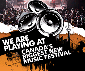 We're Playing at Canadian Music Week 2014