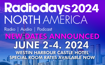 RadioDays North America 2024 Announces New Dates